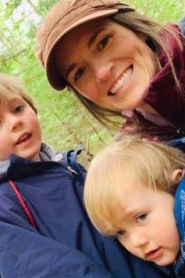 Natalie and children